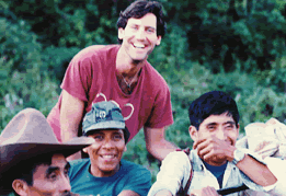 Above is a photograph of me in Guatemala in 1989 while I was traveling with anthropologist James Loucky to uncover evidence of atrocities in the Ixtan jungle. Our work led to grants of political asylum for thirteen refugees, comprising more than 20% of all U.S. grants of political asylum for refugees from Guatemala